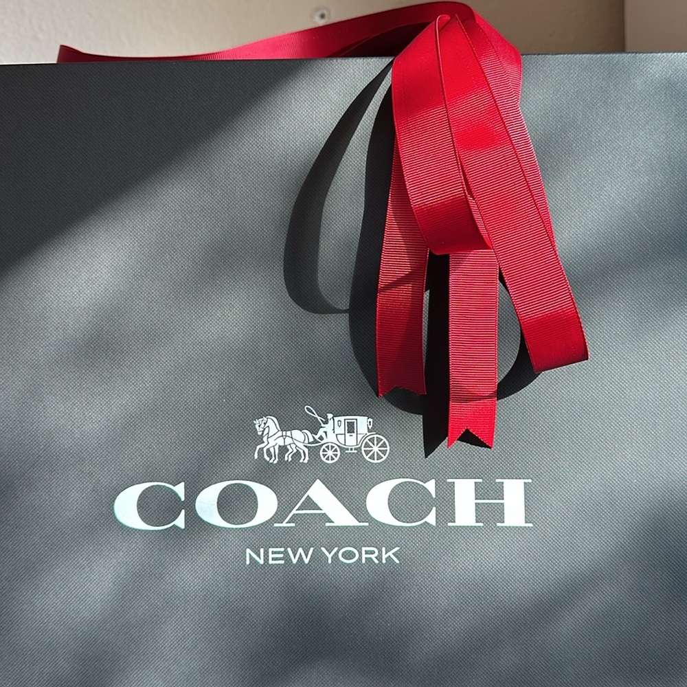 🧡 Coach Box, Ribbon, Shopping Bag - Picture 2 of 5
